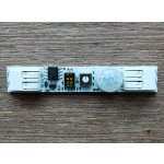 Pohybový spínač pro LED pásky 12/24V do ALU profilů se svorkovnicemi