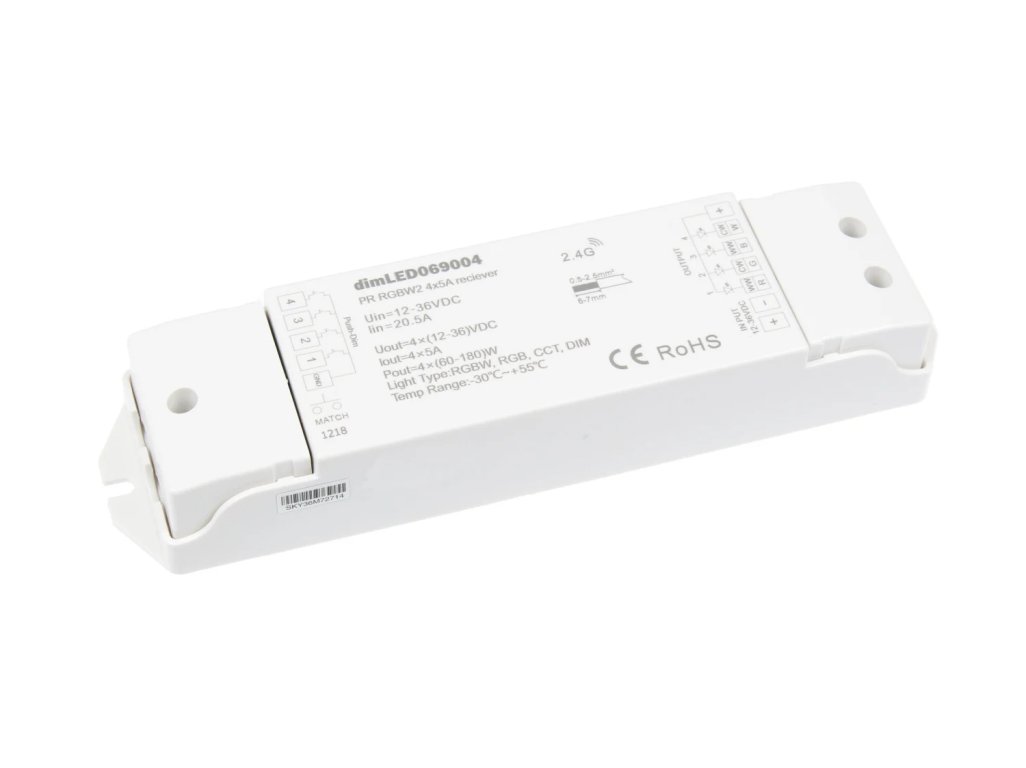 Přijímač dimLED PR RGBW2 4v1